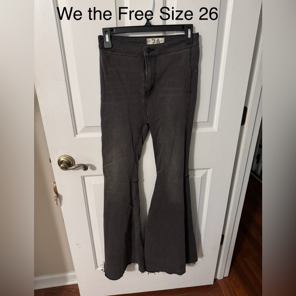 We the Free Women's Black Flare Jeans